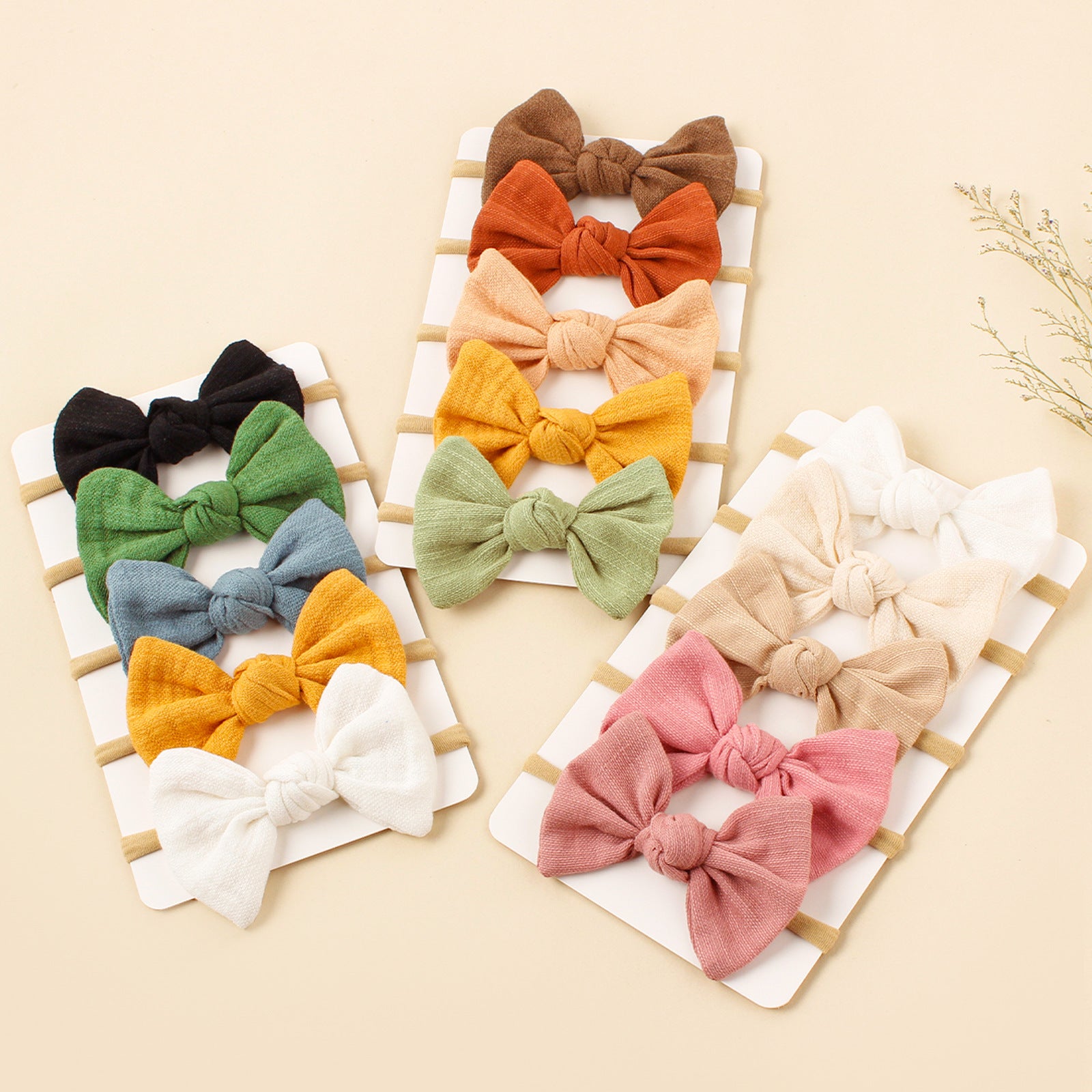 Mini Bow Nylon Headband