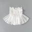 Snow White Lace Tulle Romper Dress for Baby Girls