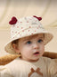 Infant Sun Hat – Cute Baby Bucket Hat for Girls & Boys | 3-15M | Bowkart