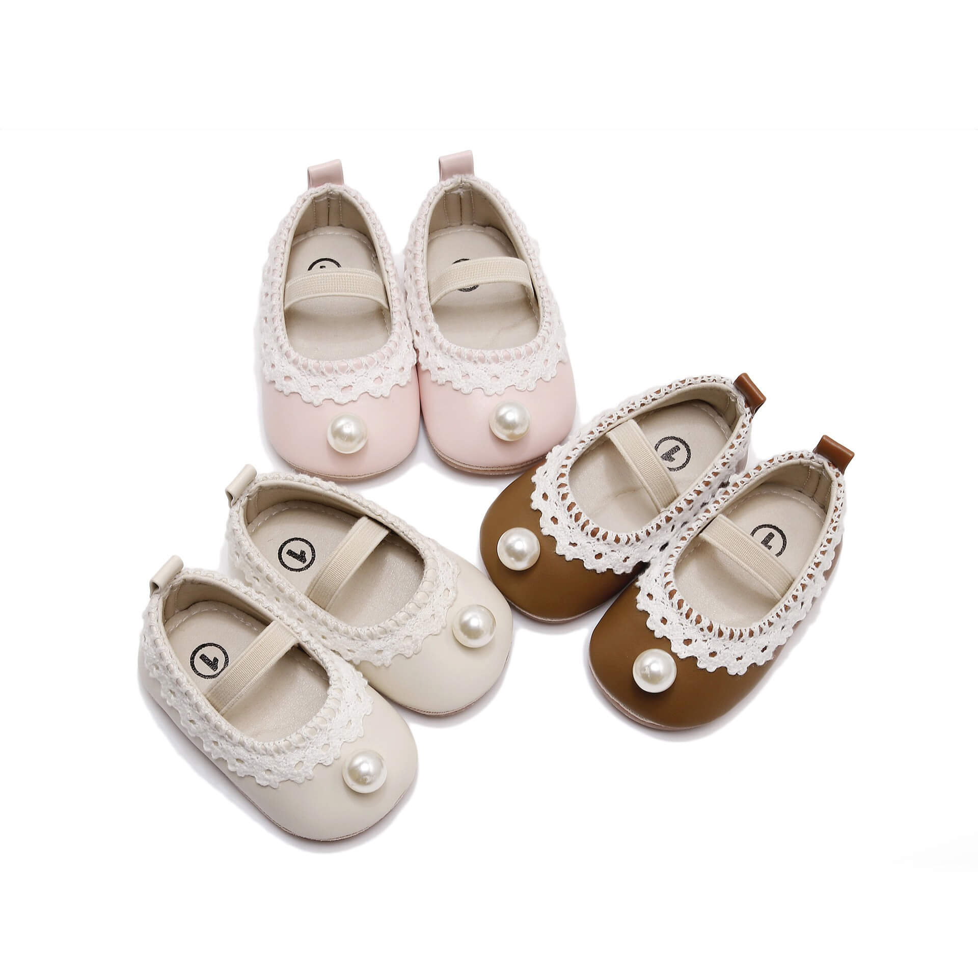 Baby Girl Leather Mary Jane Shoes Pink