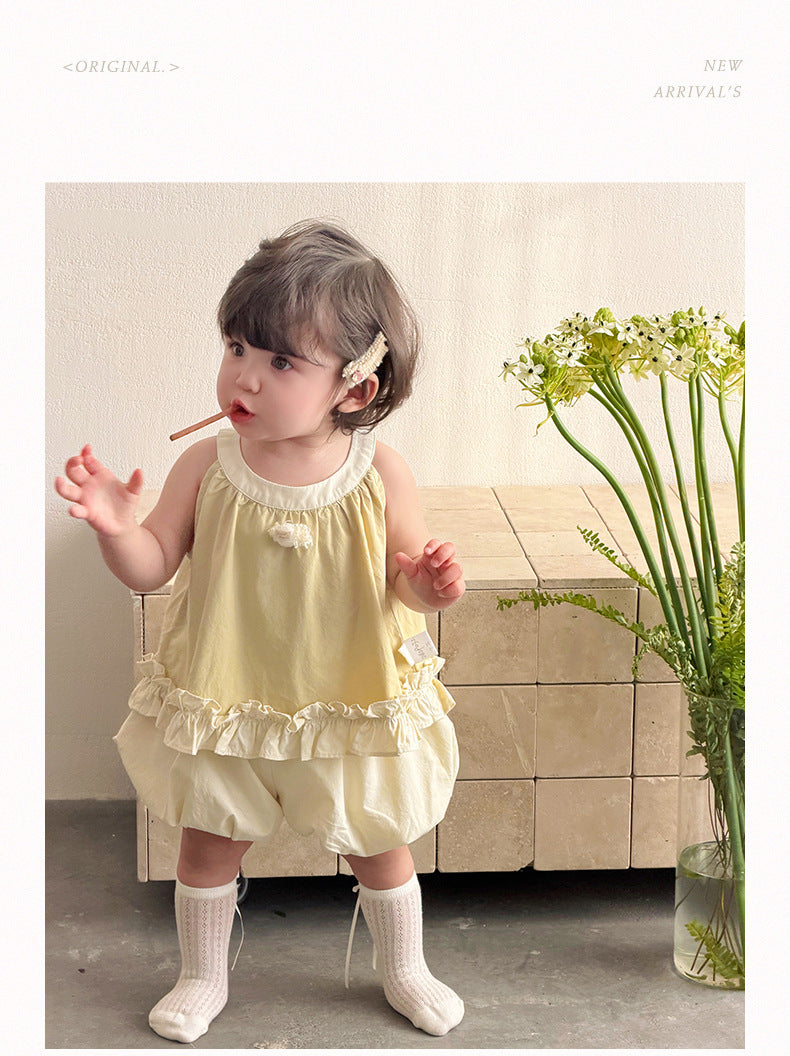 Lemon Blossom Cotton Set