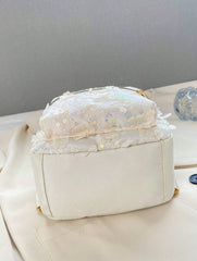 Cute Floral sequin Mini Backpack kids