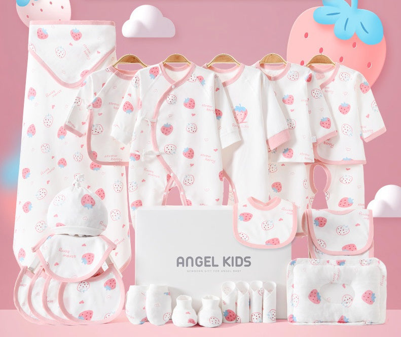 Strawberry Dreams Newborn Gift Set