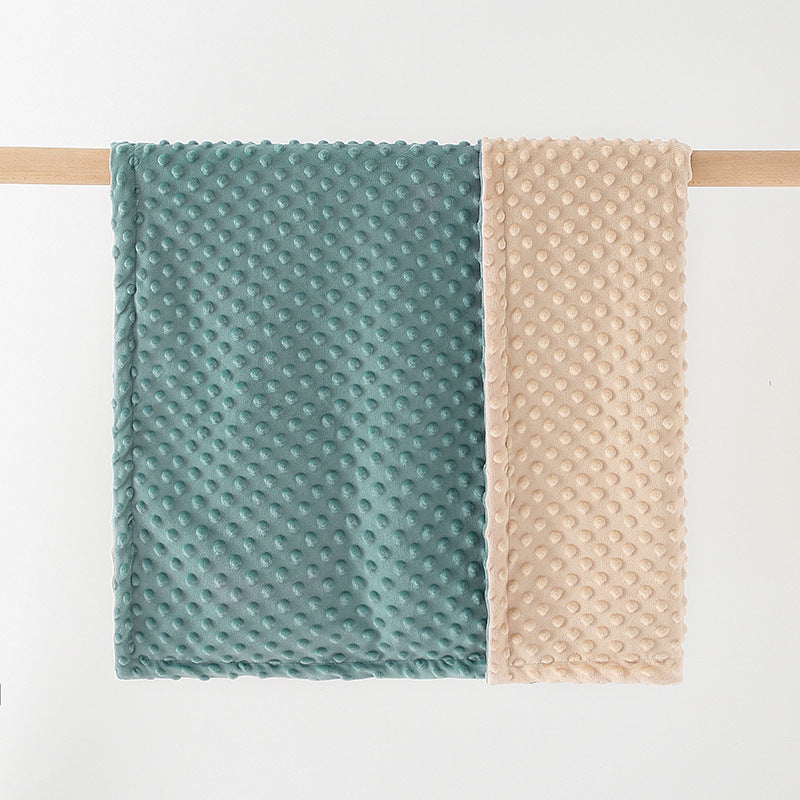 Newbowrn Blanket Double Layer Mink Dot 75*100 Cm