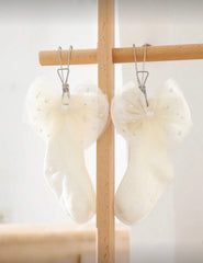 Socks Headband Set White 1-2 Year