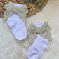 Glitter Bow Decor Baby Socks