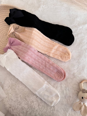 Spanish Style Bow Kitted Knee Socks 1-3 Years