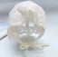 Lace baby bonnet hat