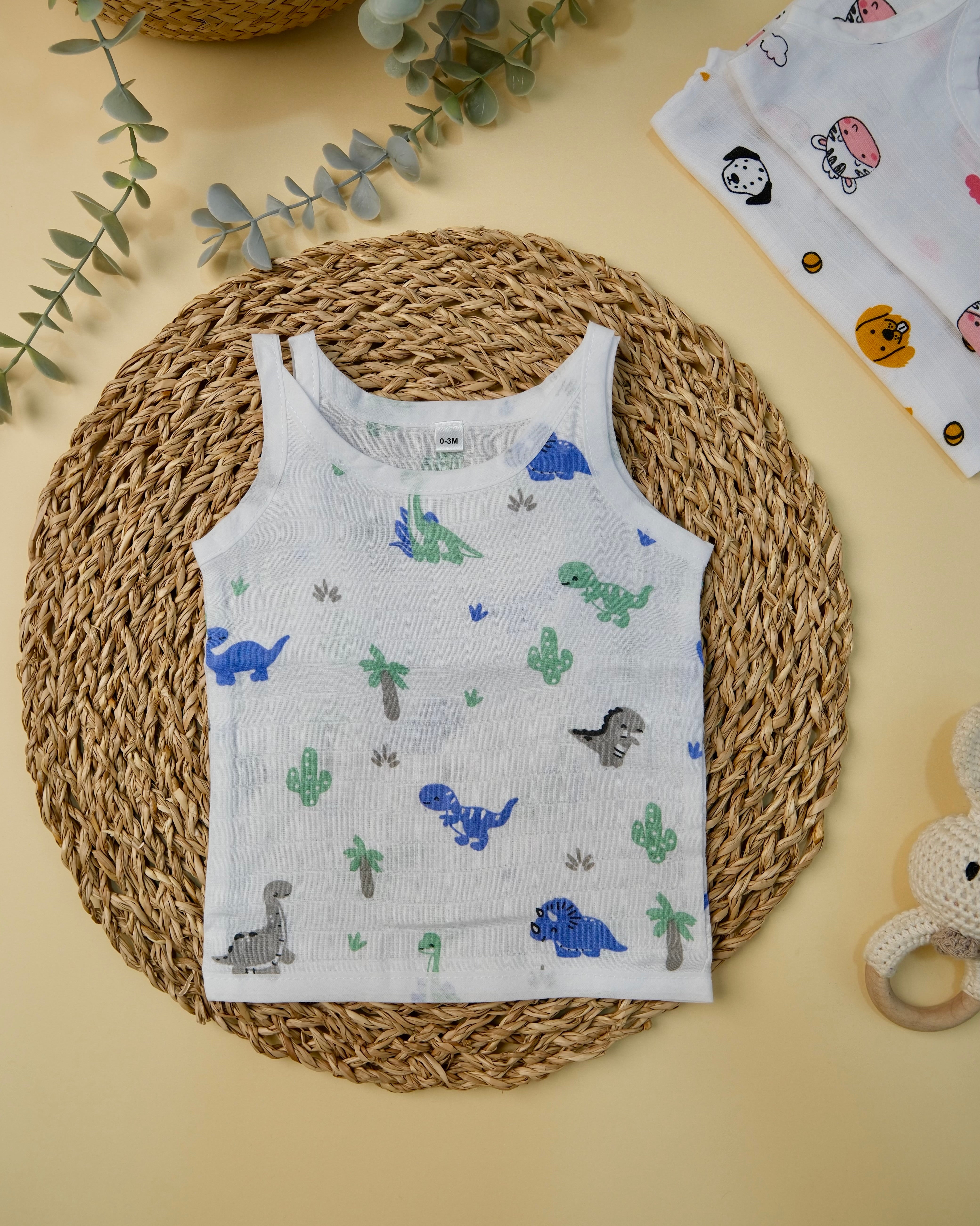 Sleeveless Jabla with Knot Assorted 1 Pcs