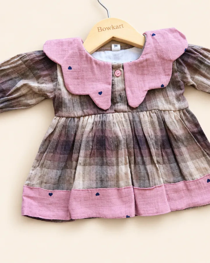 Plaid Peter Pan Collar Frock
