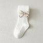 Premium Cable Knit Stockings With Bow  6-24 Months