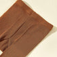 Solid Color Viscose Fabric Baby Girl Stockings - Brown (0-6M)