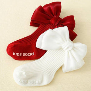 Beautiful Bow Decor Baby Socks