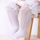 Mesh Knee Length Baby Girl Socks