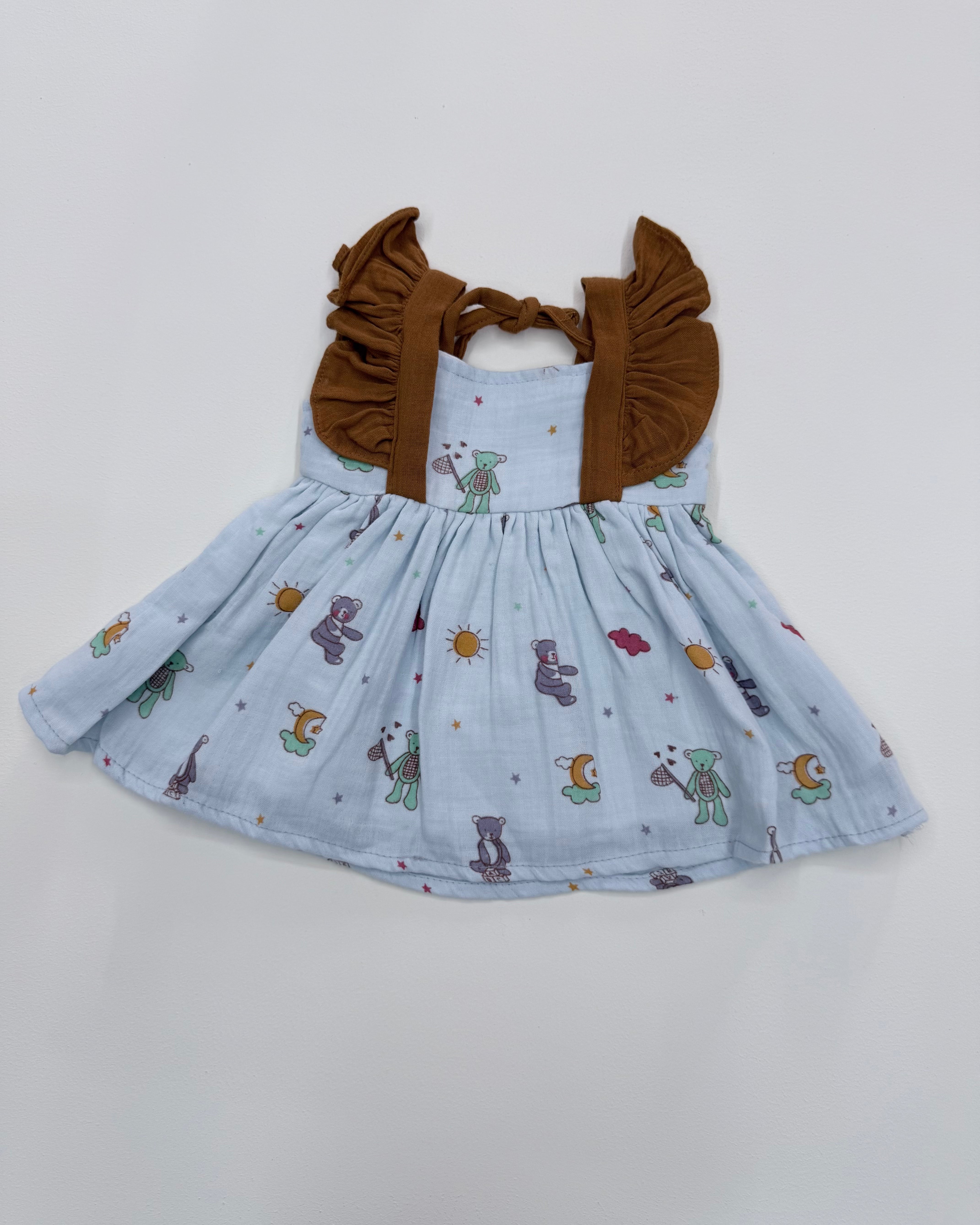 Teddy Moon Cotton Frock