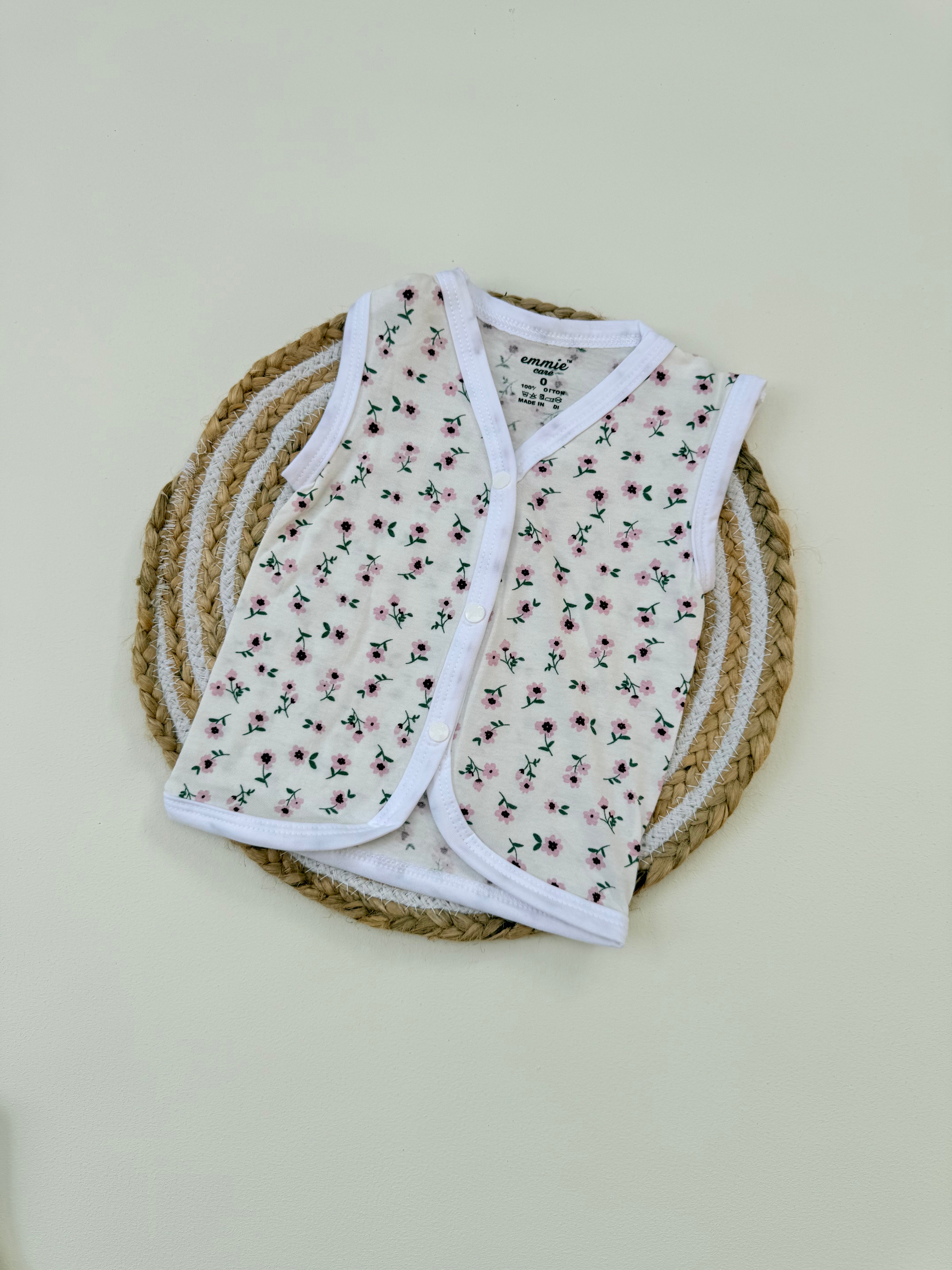 Printed Breathable Cotton Jabla Button