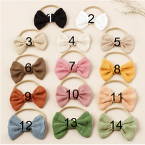 Mini Bow Nylon Headband