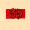 Glitter Decor Baby Headband - Red