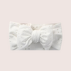 Doted Baby Girl Headband - White