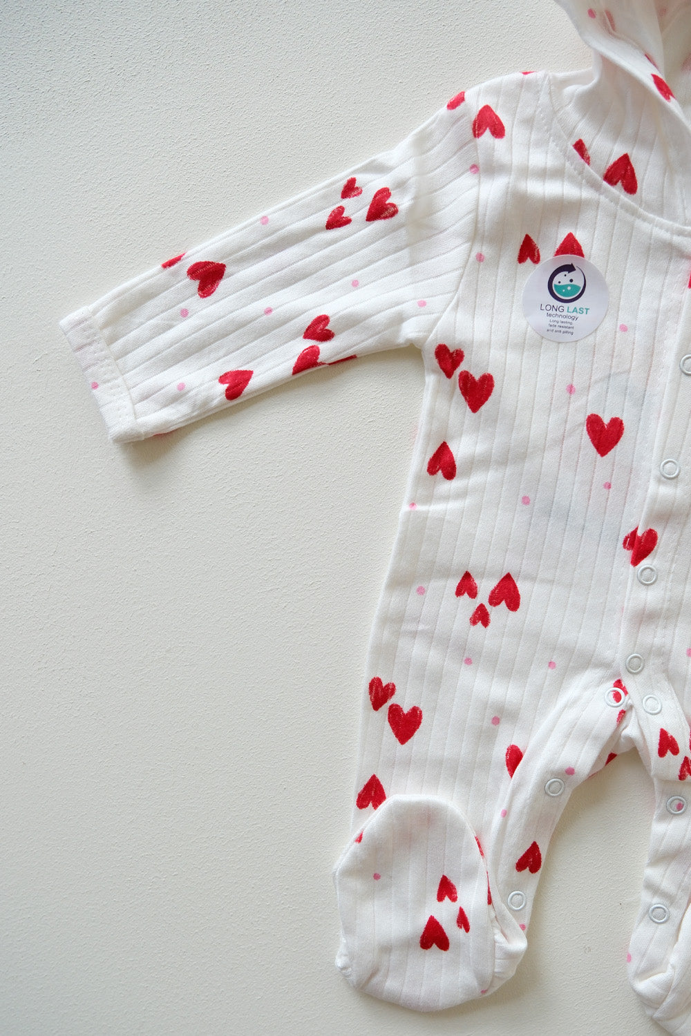 Dr. Leo Baby Sleep suite Ribbed Footed Romper