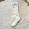Baby Bow Decor Socks - White