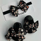 Baby Bow Decor Socks with Bow 0 - 6 Months