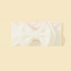 Double Layer Bow Decor baby Headband - White