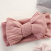 Big Bows Baby Headband One Size (35cm Circumference) - Rose Fog