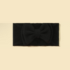 Double Layer Bow Decor baby Headband - Black