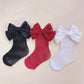 Premium Fishnet Bow Decor Baby Socks