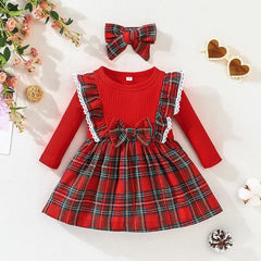 Red Check Dress