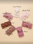 Soft Nylon Cable Knit Headband