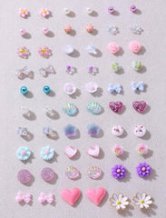 Girls earrings set