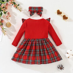 Red Check Dress
