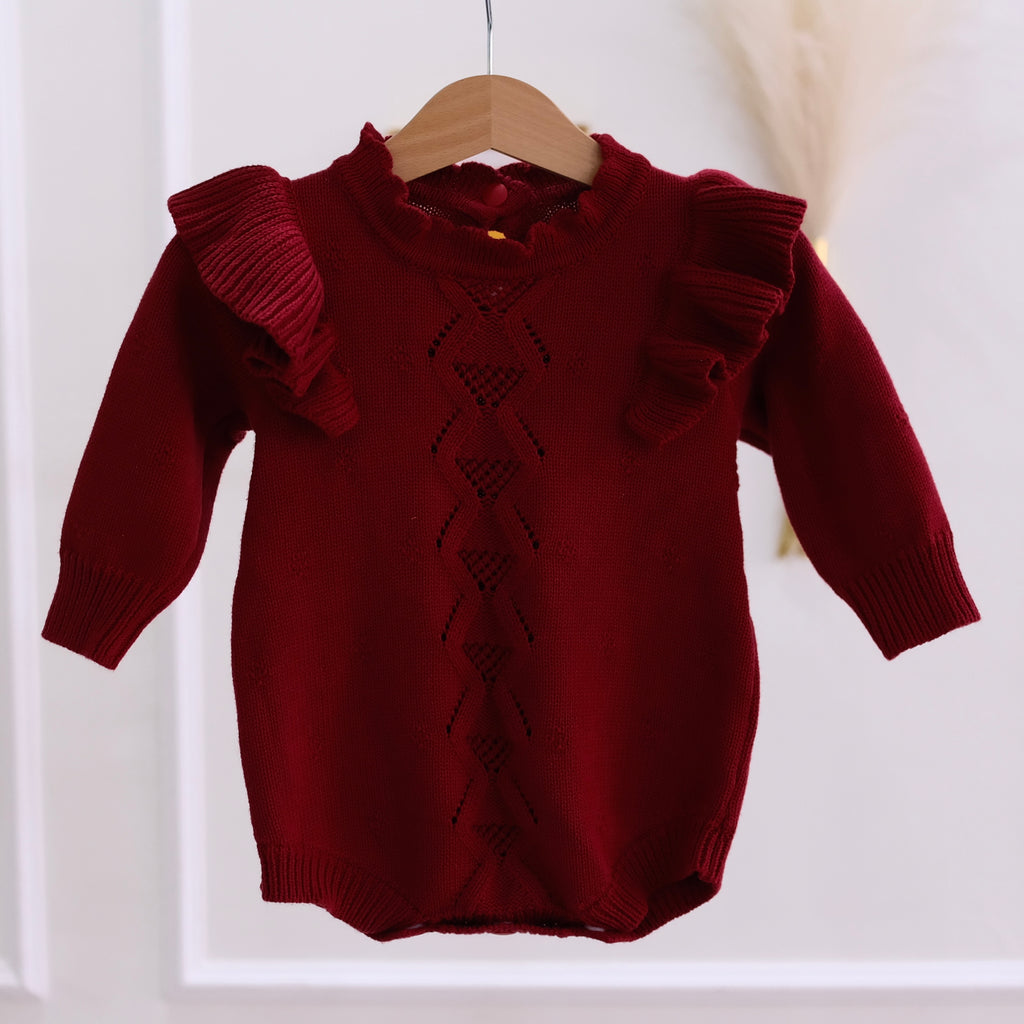 Marina Winter Baby Girl Romper