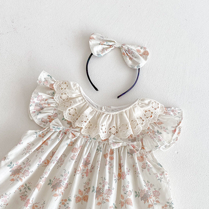 Vintage Blossom Lace Sister Set