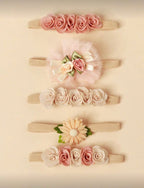 5 Pcs Flower Headband Set