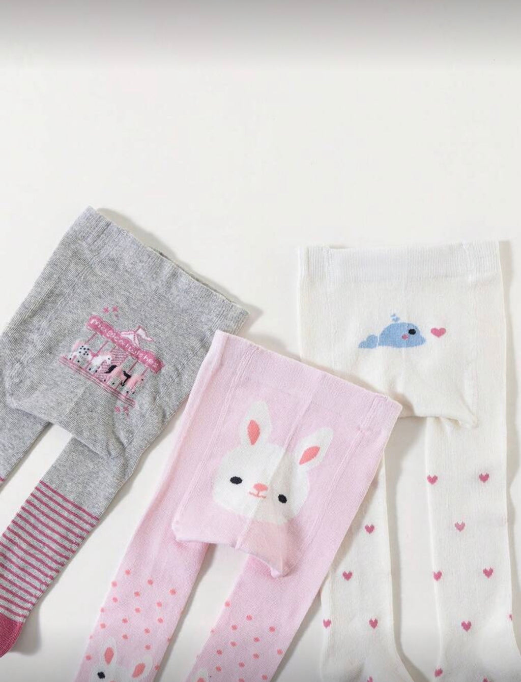 3 Pcs Multicolor Stockings 0-6 Months