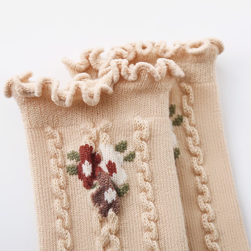Etti Flower Frill Socks 0-1 Year
