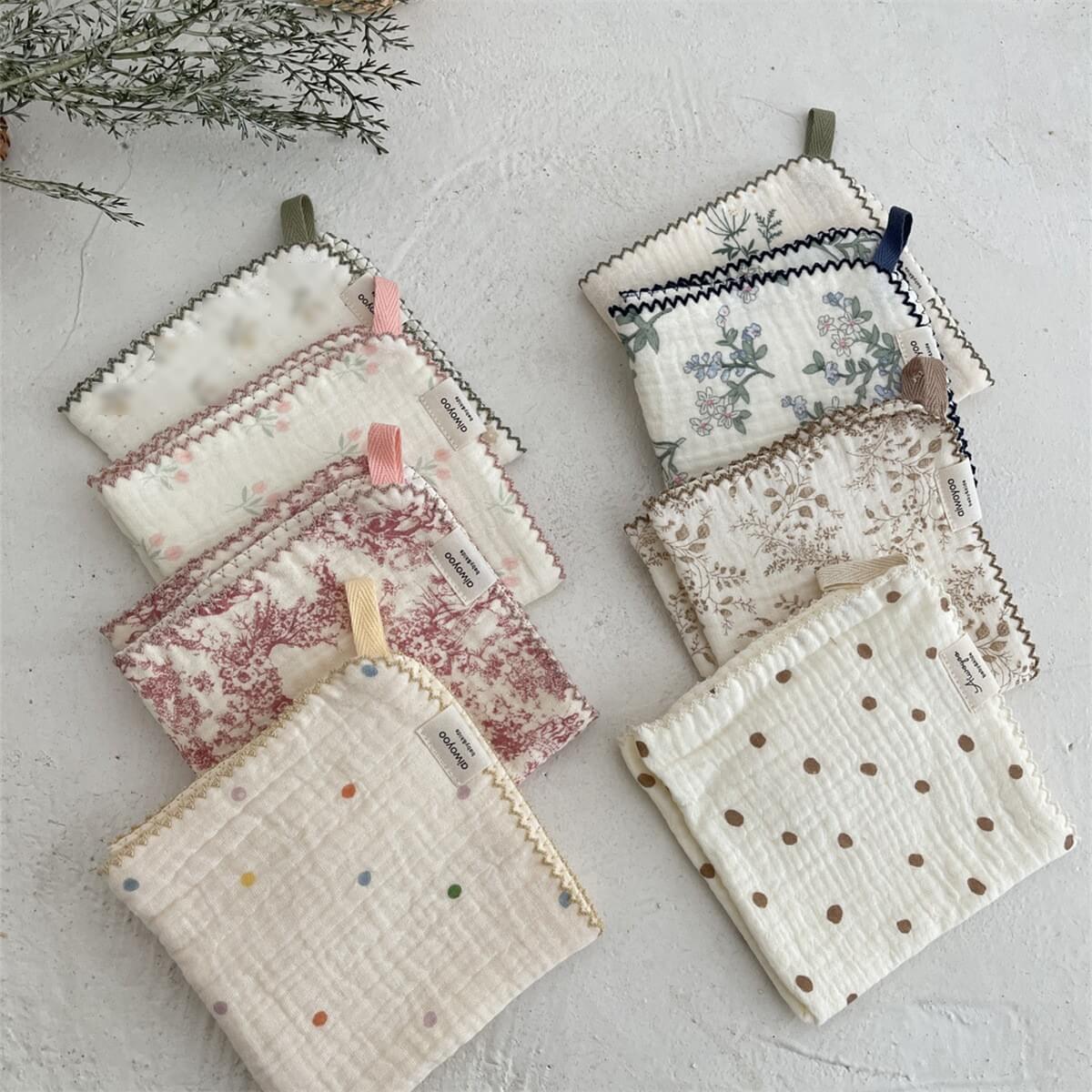 Baby Soft Muslin Cotton Washcloth Set