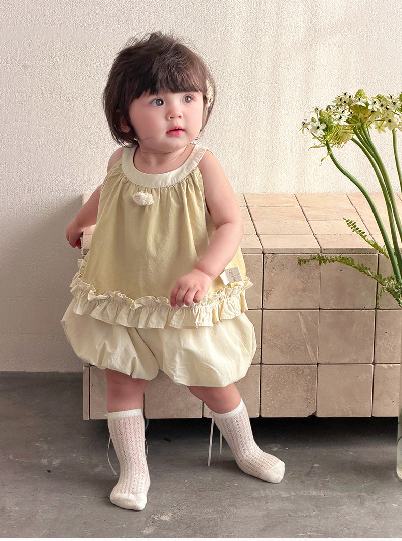 Lemon Blossom Cotton Set