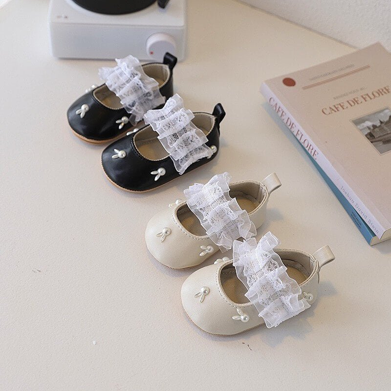 Baby Girl Leather Mary Jane Shoes