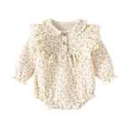 Vintage Floral Cotton Romper