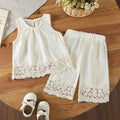 Lace Trim Baby Co-Ord Set
