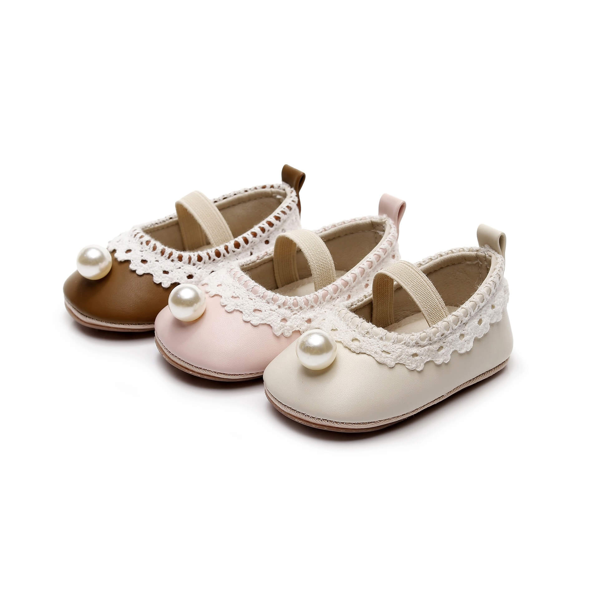 Baby Girl Leather Mary Jane Shoes Pink