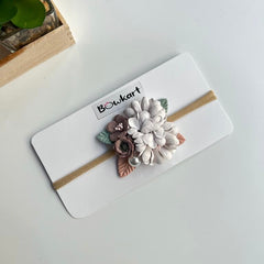 Assorted Style Flower Bow Decor Baby Headband