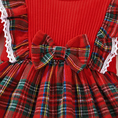 Red Check Dress