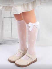 Butterfly Pattern Fishnet Socks | 1-4 Year