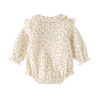 Vintage Floral Cotton Romper