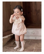 Baby Girl Lace Collar Party Romper